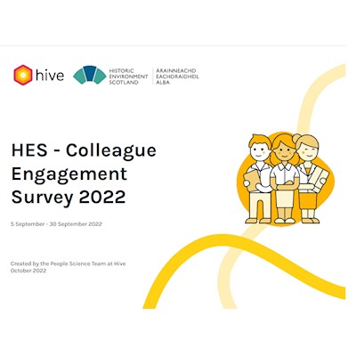Cover of colleague engagement survey 2022