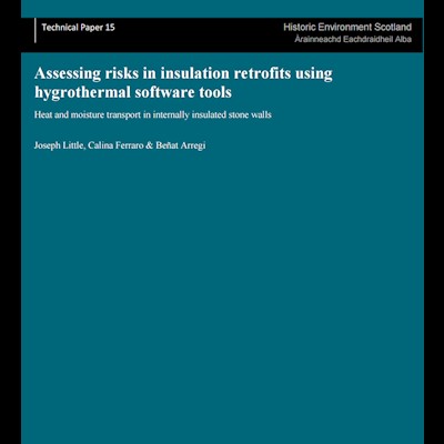 Assessing risks in insulation retrofits using hygrothermal software tools: Heat and moisture transport in internally insulated stone walls