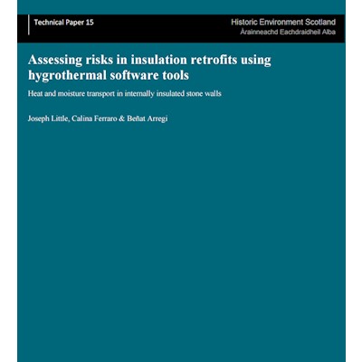 Assessing risks in insulation retrofits using hygrothermal software tools: Heat and moisture transport in internally insulated stone walls