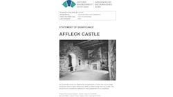 Affleck Castle - Statement of Significance