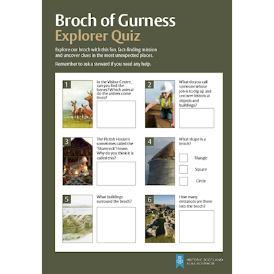 Cover of Broch of Gurness Quiz