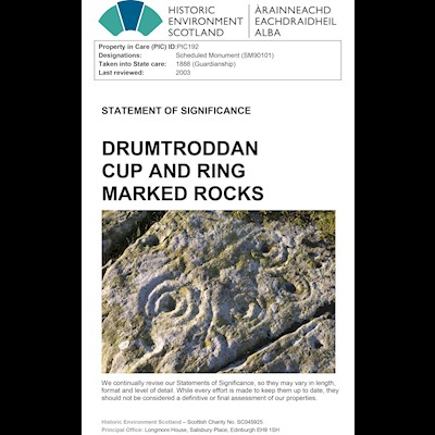Front cover of Drumtroddan Statement of Significance