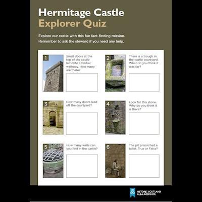 cover of hermitage castle explorer quiz