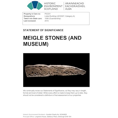 Front cover of Meigle Stones Statement of Significance