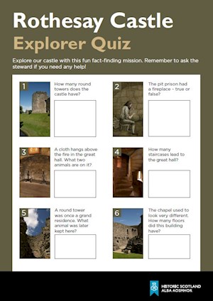 cover of rothesay castle explorer quiz