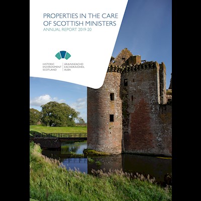 Front cover of Properties in the Care of Scottish Ministers Annual Report 2019-20