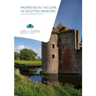 Front cover of Properties in the Care of Scottish Ministers Annual Report 2019-20