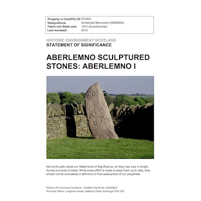 Aberlemno Sculptured Stones: Aberlemno I - Statement of Significance