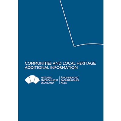 Communities and Local Heritage Additional Information document cover
