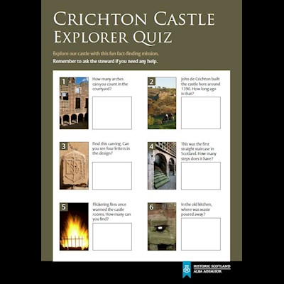 cover of the crichton castle explorer quiz