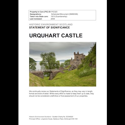 Urquhart Castle - Statement of Significance