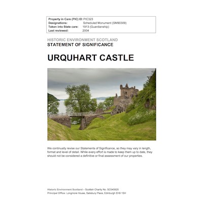 Urquhart Castle - Statement of Significance