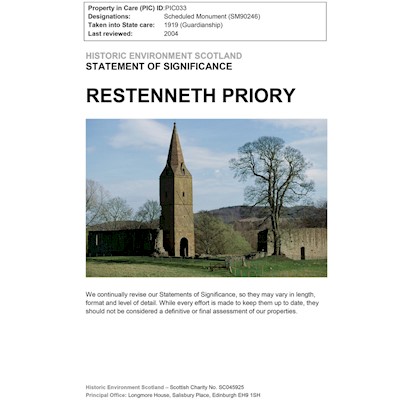 Restenneth Priory - Statement of Significance