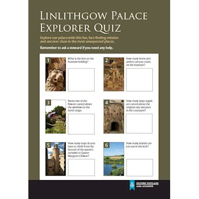 cover of Linlithgow Palace Explorer Quiz