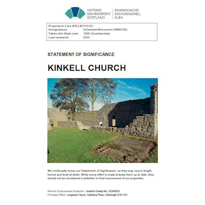 Front cover of Kinkell Church Statement of Significance