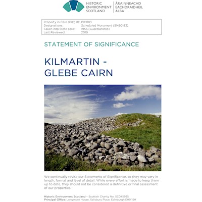 Front cover of Kilmartin Glebe Cairn Statement of Significance