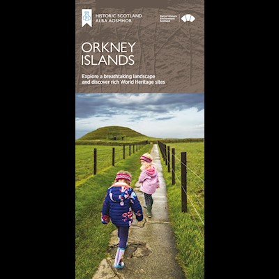 Front cover of the Orkney Islands visitor leaflet