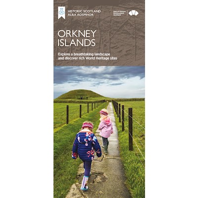 Front cover of the Orkney Islands visitor leaflet