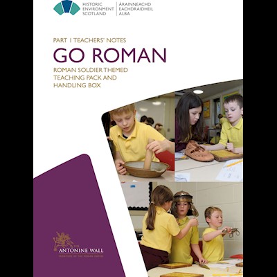 Front cover of the Go Roman Handling Box Teachers' notes 