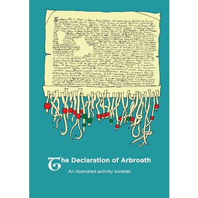 Front cover of the Declaration of Arbroath Illustrated Activity booklet
