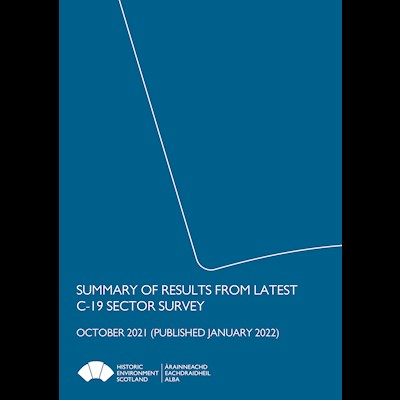 Front cover of the COVID-19 Sector Survey Report October 2021