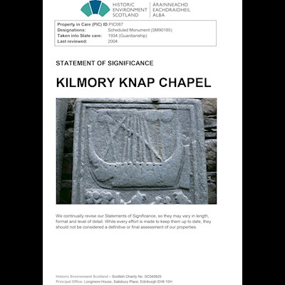 Front cover of Kilmory Knap Chapel Statement of Significance