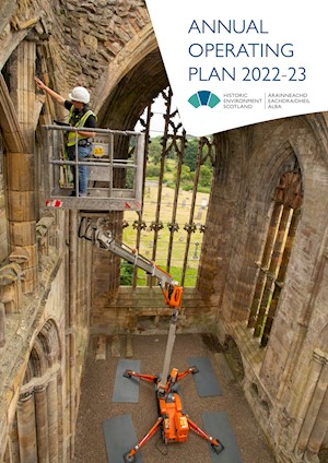 Front cover of our Annual Operating Plan 2022-23