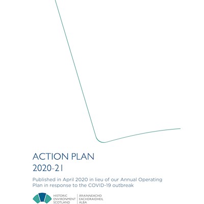 Front cover of our Action Plan 2020-21