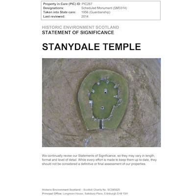 Stanydale Temple - Statement of Significance