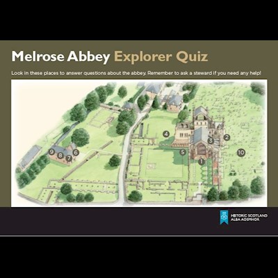cover of melrose abbey explorer quiz