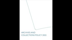 Archives and Collections Policies