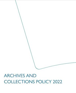 Archives and collection cover page 
