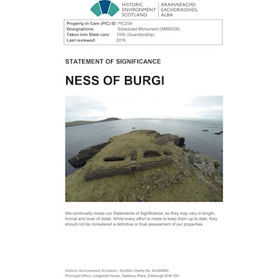 Front cover of Ness of Burgi Statement of Significance