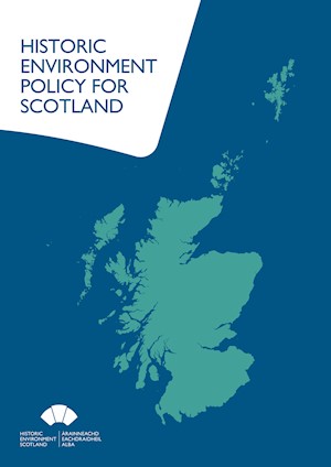 A cover document with an outline of Scotland in green.