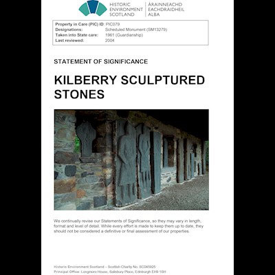 Front cover of Kilberry Sculptured Stones Statement of Signficance