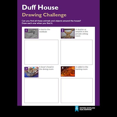 cover of duff house drawing challenge