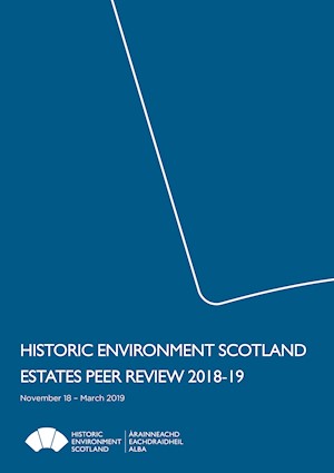 Front cover of the Estates Peer Review 2018-19