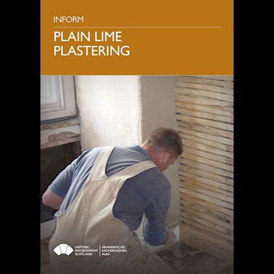 Front cover of plain lime plastering