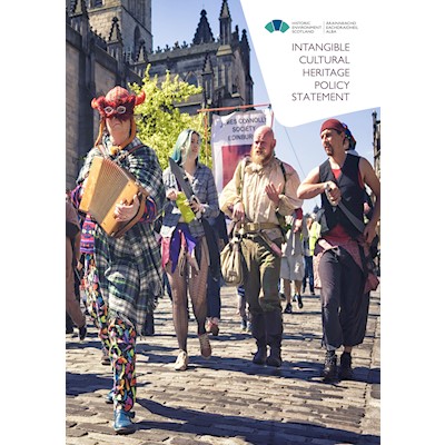 Front cover of our Intangible Cultural Heritage Policy Statement 