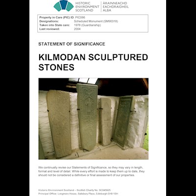 Front cover of Kilmodan Sculptured Stones Statement of Significance