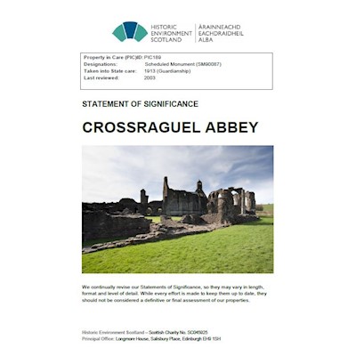 Front cover of Crossraguel Abbey Statement of Significance